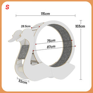 Sıcak Satış Kedi Koşu Bandı Mükemmel Ucuz Kedi Koşu Bandı Sessiz Evcil Hayvan Koşu Bandı Kedi Köpek Eğlenceli Koşu Bandı - Product Image 6
