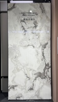 Dalles de pierre frittée multi-styles de luxe 1200x2700mm, imperméables et durables pour la chambre, le salon, le hall, les murs et sols extérieurs