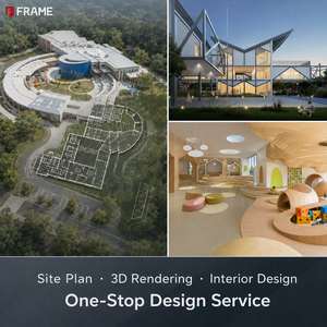 Service de conception de bâtiments scolaires et de villas en architecture tout-en-un |   Plans de maison modernes écologiques, dessins CAO, rendu <span class=keywords><strong>3D</strong></span> - Product Image 4