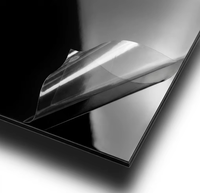 Panel Compuesto de Aluminio Cepillado de Alto Brillo, Panel de Fachada de Instalación en Seco para Señalización de Tiendas y Decoración de Techos Domésticos