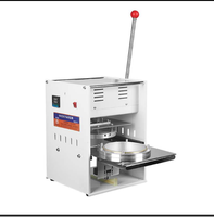 Máquina Selladora de Cápsulas de Café Eléctrica Semiautomática para Sellado Térmico de Envases de Película K Cup