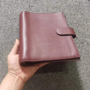 Organiseur de budget en cuir PU avec logo personnalisé, classeur à 6 anneaux rechargeable, agenda, carnet à spirales, carnet de suivi des dépenses <span class=keywords><strong>pour</strong></span> la planification financière - Product Image 4