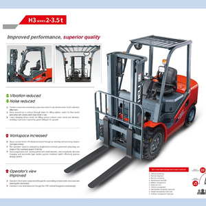 Heli cpd30 מלגזה 3000 ק "ג עומס דיזל חשמלי 3 מ '-6 מ' טריפלקס סוללה ליתיום לאפשרות סוללה עבור מחסן יציאה - Product Image 6