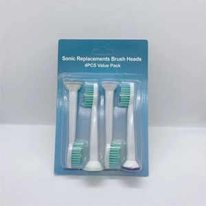 Têtes de brosse à dents de rechange de haute qualité pour blanchiment dentaire, électriques et alimentées par USB, en poils synthétiques, lot de 4 - Product Image 2