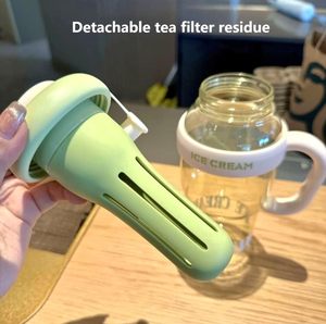 Trendy <b>Large</b> Capacity Floral <b>Tea</b> <b>Cup</b> Stylish Summer Water Bottle with Straw <b>for</b> Girls <b>for</b> Parties Hiking Giant Ice <b>Cup</b> - Product Image 3