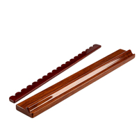 Ensemble de support de Mahjong festonné vert foncé en bois massif durable avec poussoir magnétique pour tuiles de Mahjong pour table de jeu
