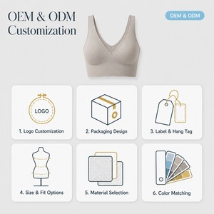 Soutien-gorge sans couture <span class=keywords><strong>grande</strong></span> <span class=keywords><strong>taille</strong></span>, sans armatures, avec bonnets en latex respirants, couvrance intégrale, confortable, type débardeur, pour la <span class=keywords><strong>nuit</strong></span>, pour femmes - Product Image 5