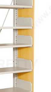 <span class=keywords><strong>Bibliothèque</strong></span> Simple <span class=keywords><strong>Bibliothèque</strong></span> Latérale avec Hauteur Réglable <span class=keywords><strong>Étagère</strong></span>s <span class=keywords><strong>En</strong></span> Métal et Cadre Extérieur <span class=keywords><strong>En</strong></span> <span class=keywords><strong>Bois</strong></span> Offre Spéciale <span class=keywords><strong>Bibliothèque</strong></span> Meubles Double Face - Product Image 3