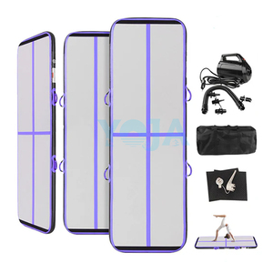 <span class=keywords><strong>Tapis</strong></span> de gymnastique personnalisé 6.6ft/10ft/13ft/16ft/20ft/23ft Piste de culbutage <span class=keywords><strong>gonflable</strong></span> en PVC <span class=keywords><strong>4</strong></span>/8 pouces d'épaisseur - Product Image 4