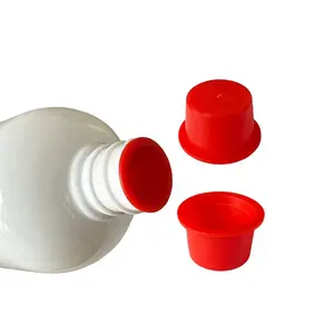 Verwendung für 24-410 28-410 Flaschenhals 24mm 28mm Roter Kunststoff gewindes topfen Kunststoffs ch raube Staubs chutz