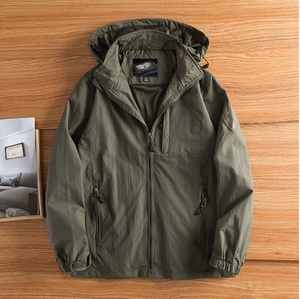 Liu Ming svendita 2025 autunno giacca a vento <span class=keywords><strong>abbigliamento</strong></span> impermeabile campeggio Outdoor giacca giacca con cappuccio per gli uomini - Product Image 5