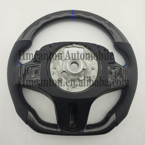 Volant de direction pratique en fibre de carbone perforée et cuir, en promotion, pour BMW G20 G30 G01 Série 3 Série 5 - Product Image 6