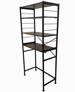 Living Room Furniture Home Storage Organization Wood Tall Book Shelf Rack Units