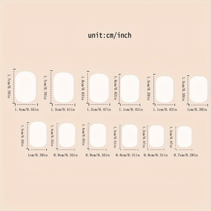 216 faux ongles courts carrés blancs pour <span class=keywords><strong>manucure</strong></span> française, brillants, nude et rose, à presser, pour le quotidien, les études et les fêtes - Product Image 5