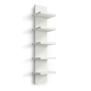 Étagères murales verticales étroites flottantes blanches personnalisables pour la décoration de la maison - Product Image 1