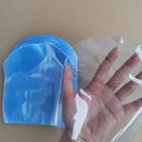 Film plastique transparent rétractable personnalisé, sacs thermorétractables en PVC POF