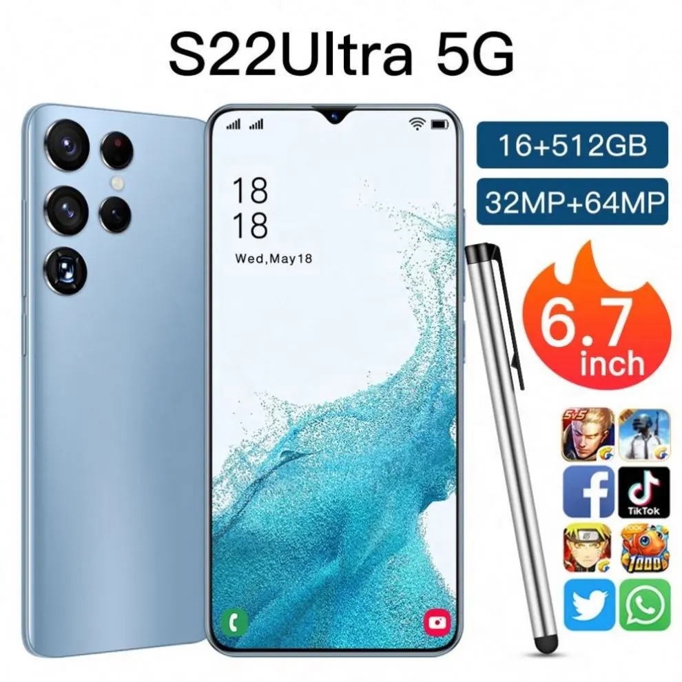 Orijinal yenilenmiş akıllı telefon için oem cep telefonu not 20 Utra 2 el için oem S20 oem plus S22 S22Plus Utra