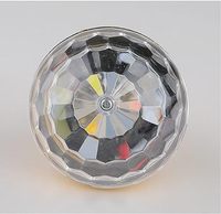 Décoration de noël E27 cristal rotatif boule magique lumière tête mobile dj ampoule disco scène fête éclairage rvb led lumière de scène