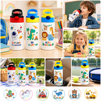 Bouteille isotherme personnalisable en acier inoxydable pour l'extérieur, double paroi, 12 oz, vierge pour sublimation, idéale comme cadeau