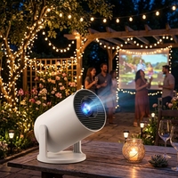 Precio de Fábrica HY 300 Pro HY320 Mini Proyector Inteligente Portátil Pantalla LCD de 150 Pulgadas Android 11 Video 160ANSI Proyectores para Exteriores