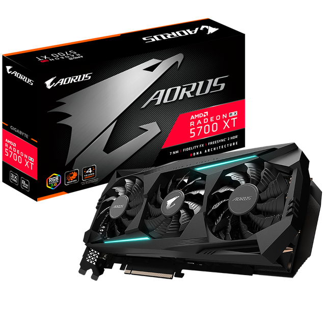 New RX5700 XT 8G D6 Nitro Graphics RX 5700 8GB 256bit GDDR6