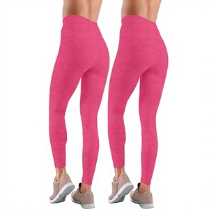 Leggings de sport personnalisés de qualité supérieure, tricotés, taille haute, compression douce, respirants, séchage rapide, pour yoga, pour femmes, personnalisables - Product Image 1