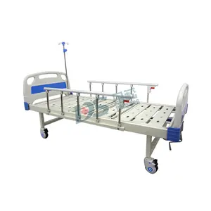 直销中国厂家供应ISO13485 CE 2曲柄病床医院家具铝护栏ICU病床