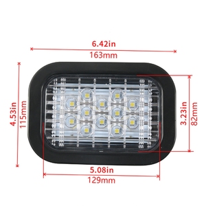 Pièces de système d'éclairage de camion de haute qualité, feux arrière LED 115*163mm universels pour remorque - Product Image 2