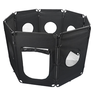 Box per animali domestici all'aperto morbido per cani pieghevole per animali domestici box portatile 8 pannelli per recinzione in acciaio pieghevole per animali domestici penna per esercizi - Product Image 2