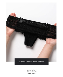 Pizzo europeo e americano nero sexy ragazza collant foto arco sollevamento anca scavato divertente donna sexy <span class=keywords><strong>senza</strong></span> reggiseno e mutandine - Product Image 6