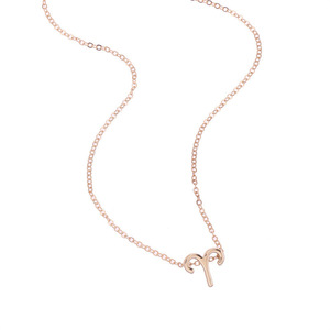 Regalo de cumpleaños, chapado en oro, 12 signos del zodiaco, colgante, tarjeta de deseo, cadena de oro, Gargantilla, collar de astrología, joyería para mujer - Product Image 3