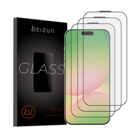 Protection d'écran en verre trempé HD anti-traces de doigts pour iPhone 18 17 16 15 14 13 12 11 X Pro Max