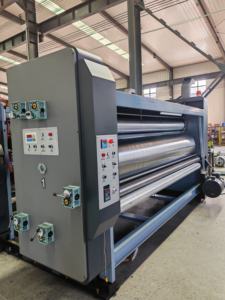 طابعة فلكسو للتغذية اليدوية بسعر منخفض ، 2 لون ، آلة قطع القوالب ذات الشق والطباعة بالكرتون - Product Image 6