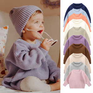 <span class=keywords><strong>Maglione</strong></span> Morbido e Caldo per Neonati e Bambini 6-24 Mesi, Cardigan Lavorato a Maglia per Bambini e Bambine, Abbigliamento Invernale e Autunnale in Cotone - Product Image 2