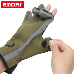 Multi-Purpose Neoprene Non-Slip Palm Warm Winter Fly Fishing <b>Gloves</b> Ice Fishing <b>Mittens</b> - Product Image 4