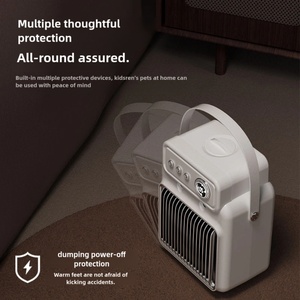 1500W Desktop Heating Electric <b>Fan</b> Portable 3 Speed Electric <b>Fan</b> Heater with Humidifier & <b>Remote</b> <b>Control</b> - Product Image 6