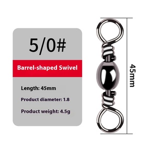 Móc xoay Luya SF-098 bằng đồng thau, tải trọng 10kg, phụ kiện câu cá, nhà sản xuất bán buôn - Product Image 6