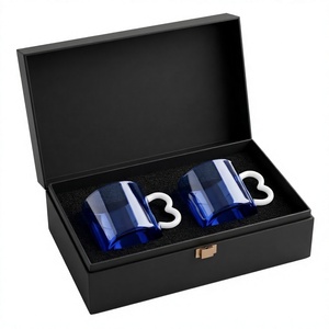 Tasse à café/thé en borosilicate de 370 ml avec logo personnalisé, faite à la main, pour cadeaux d'entreprise et kits de bienvenue promotionnels - Product Image 6