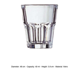 Vaso de chupito de vidrio templado Granity 4.5 cl Apilable Arcoroc H 5.8 cm Ø 4.8 cm - Product Image 3