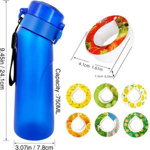 Botella de Agua Deportiva Portátil de 750 ml con Pajita |   Vaso de Sabor Sin Azúcar ni Calorías |   Botella Deportiva de Moda con Tapa Antiderrames - Product Image 6