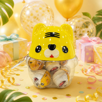 Pot Distributeur de Bonbons Gélifiés en Forme de Tigre avec Bonbons Gélifiés en Forme de Tigre Remplis de Confiture pour Fêtes, Cadeaux, Vente en Gros et au Détail