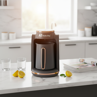 ANBOLIFE Nueva Cafetera Turca Clásica con Diseño de Extracción Lista para Usar, Base Antideslizante y Control Preciso de Temperatura