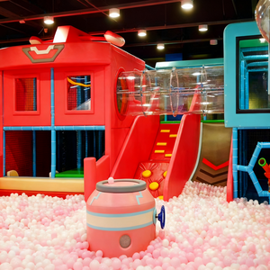 Aire de jeux intérieure sur <span class=keywords><strong>le</strong></span> thème du château, équipement de jeu pour enfants personnalisé, structure de jeu commerciale en matériaux souples - Product Image 3