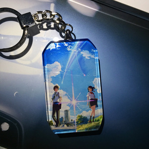 Wholesale Creative Party Souvenir Designer Colorful Crystal Crafts Car Crystal Key Chain
