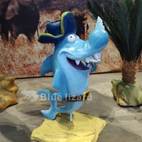 La plus attrayante statue de requin animatronique pour enfants