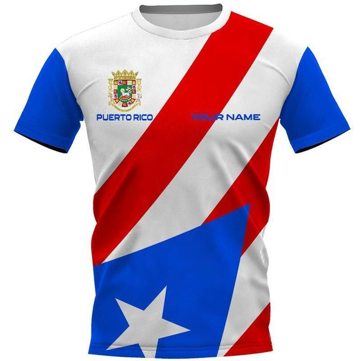 Bandera de Puerto Rico limitada de la camiseta