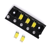 Carte mère RGB led smd 1206, vue latérale, 1206 2.1T, ensemble de diodes