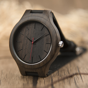 DODO DEER Orologi <span class=keywords><strong>in</strong></span> Legno di Ebano di Tendenza dalla Cina, <span class=keywords><strong>Orologio</strong></span> da <span class=keywords><strong>Uomo</strong></span> alla Moda <span class=keywords><strong>con</strong></span> Logo Personalizzato e <span class=keywords><strong>Cinturino</strong></span> <span class=keywords><strong>in</strong></span> <span class=keywords><strong>Pelle</strong></span> - Product Image 4