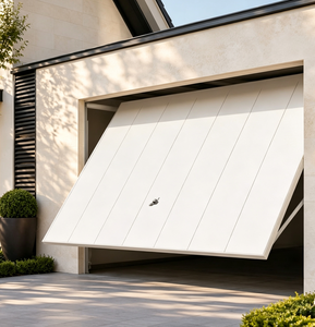 Puerta de Garaje Moderna Personalizada con Solapa de Aluminio, Puerta de Garaje Automática de Elevación Vertical para Villa de Lujo - Product Image 3