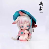 Los Más Populares, 100% Originales, 8 Piezas/Caja, Figuras de PVC Ninimo Seasonal Whisper in the Clouds, Caja Sorpresa, Mini Juguetes Coleccionables, Adornos